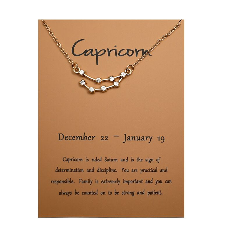 Twelve zodiac pendant necklace, silver, galaxy design