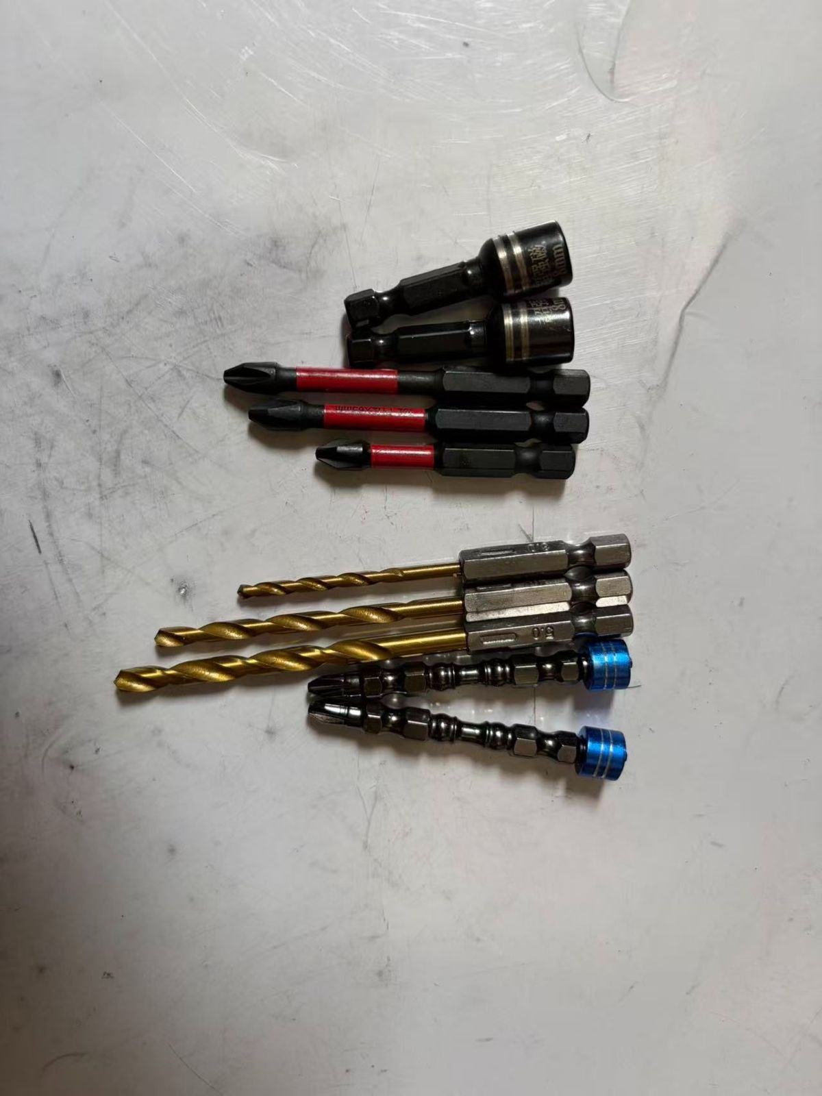 10-teiliges Elektrobohrer-Zubehör Set Bits