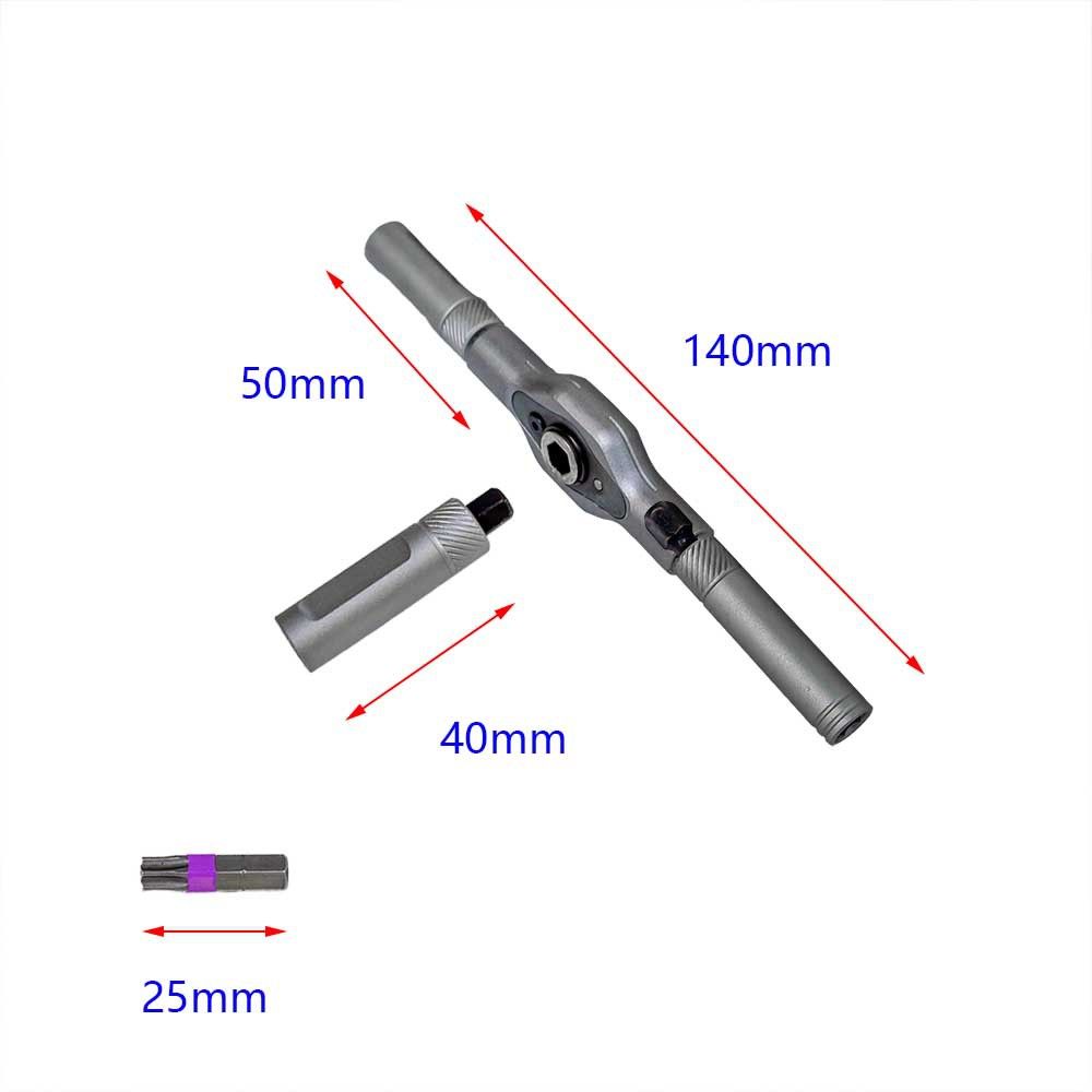 32-in-1 multifunctional screwdriver and wrench set S2 steel