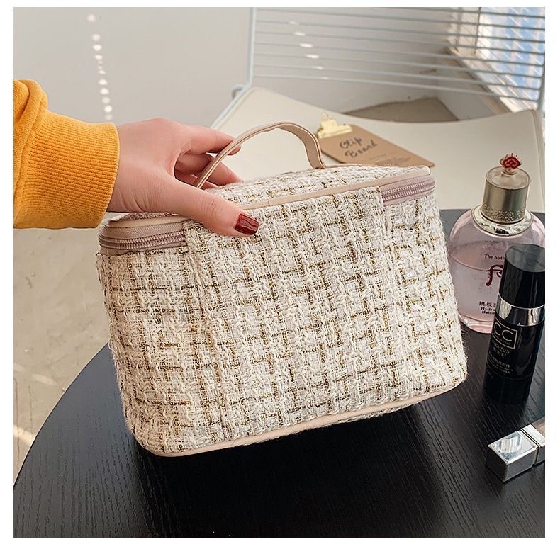 Kosmetiktasche, luxuriös, großes Fassungsvermögen, tragbar