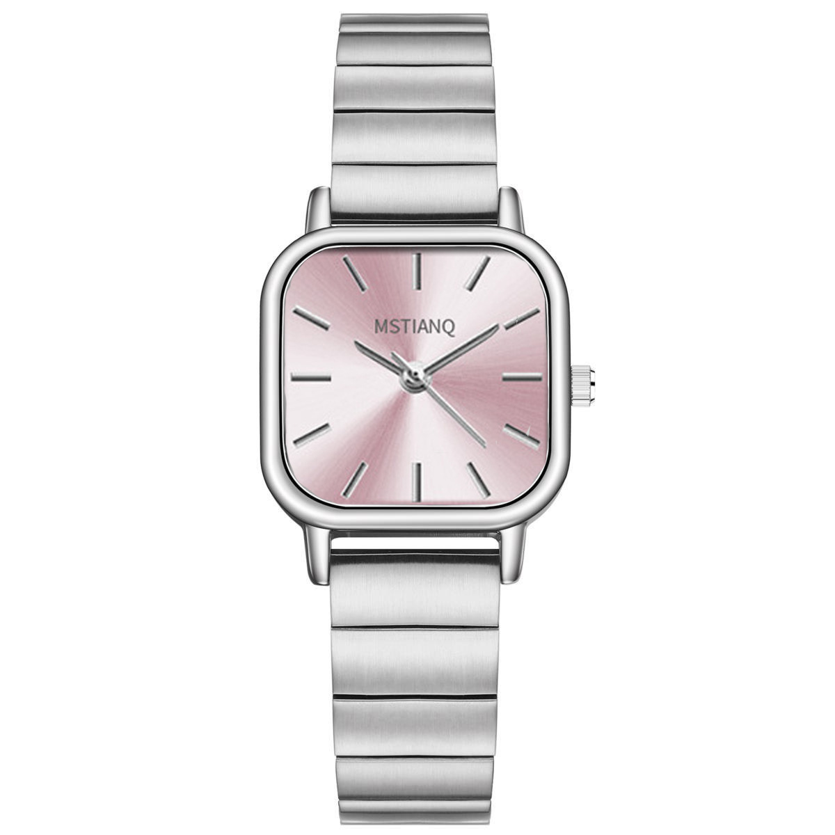 Women's quartz watch, bamboo steel band, Korean design, simple style