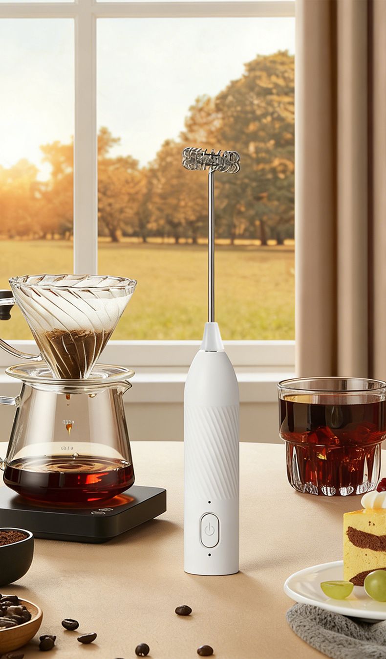 Electric milk frother, 3-speed adjustable