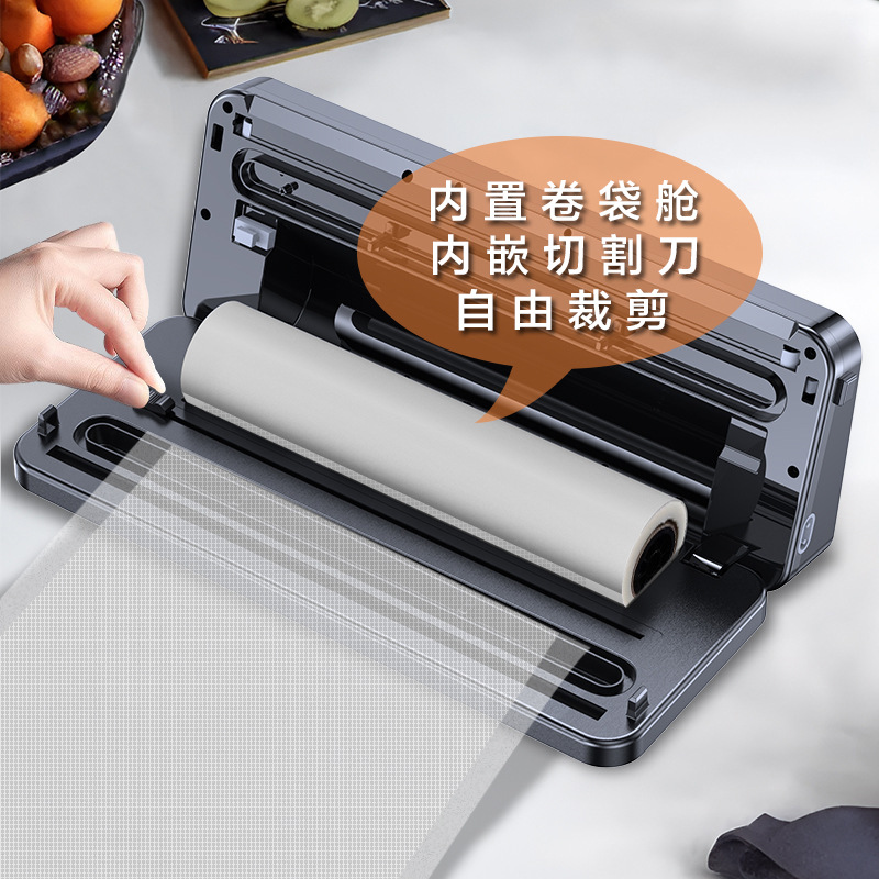 Factory Direct Sale Vacuum Sealer Household Food Preservation Machine Dual Pump High Suction Power In Stock Fast Shipping Vacuum Sealer
