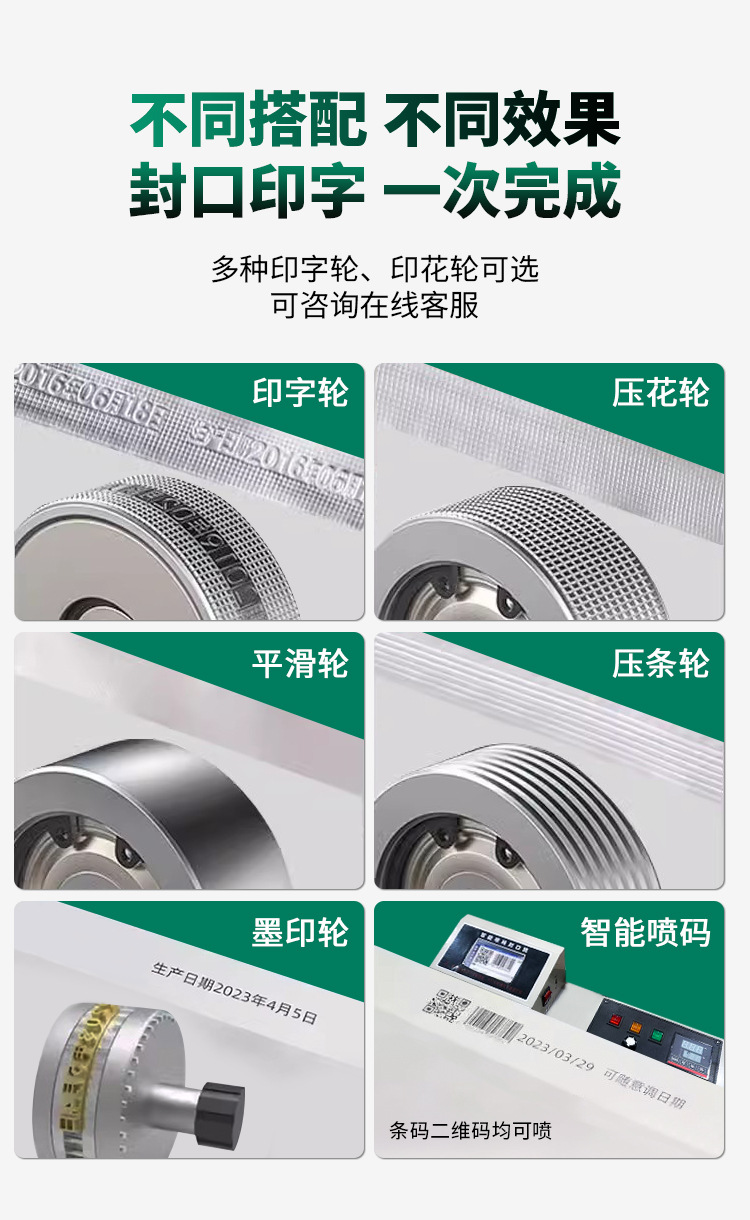 Fully automatic heat sealing machine for bags