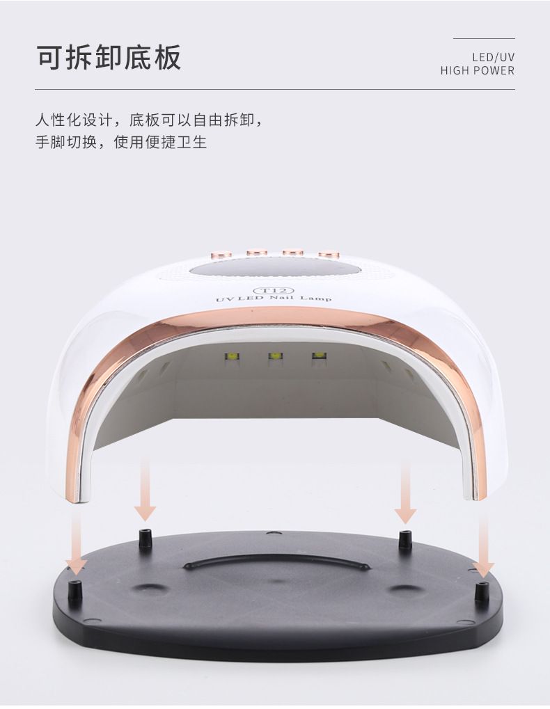 158W LED-Nagellampe, automatischer Sensor, intelligenter Trockner