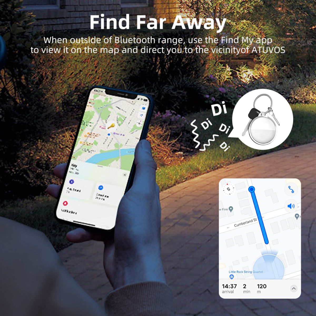 Apple AirTag izleyici, cüzdan ve anahtar için