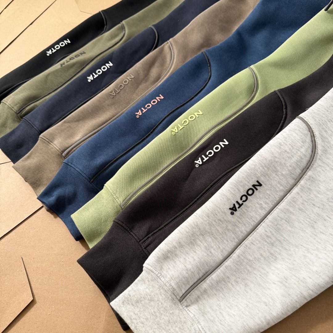 Kapüşonlu sweatshirt takımı yansıtıcı şerit