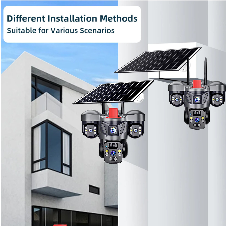 V360Pro Sicherheitskamera, Solarstrom, 4G/WIFI, Nachtsicht