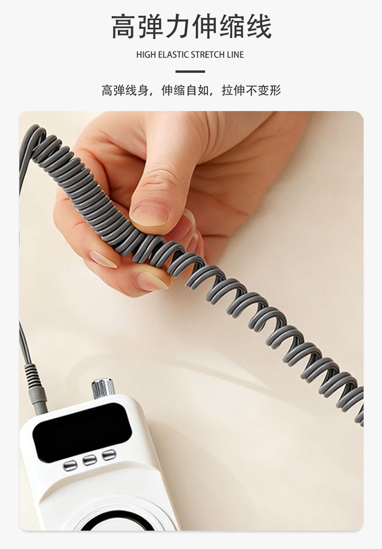 Smart UV nail lamp with LED dual output