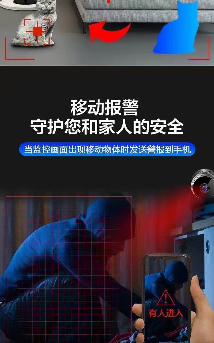 Wireless 4G monitoring camera with WiFi and mobile app, Ultra HD recording