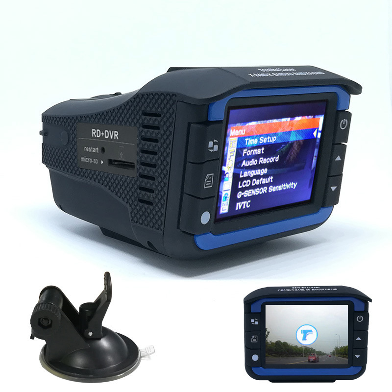 VG3 2-in-1 araç kamerası ve radar hız ölçer, İngilizce-Rusça