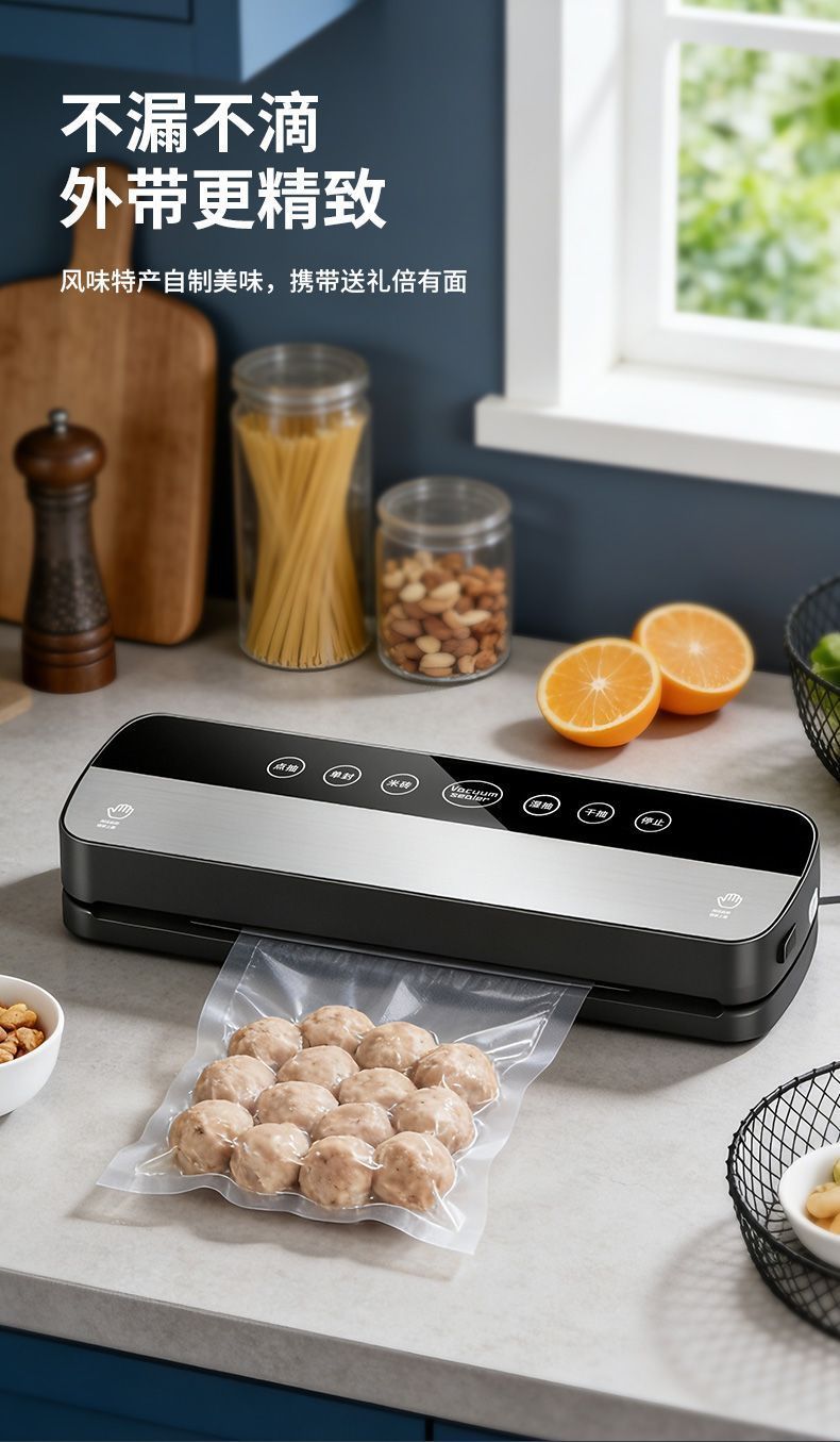 Vacuum sealer, household automatic packaging machine