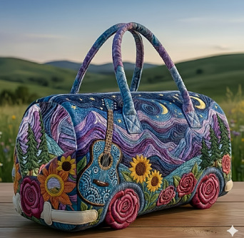 Sports bag, animal print, dry-wet compartments