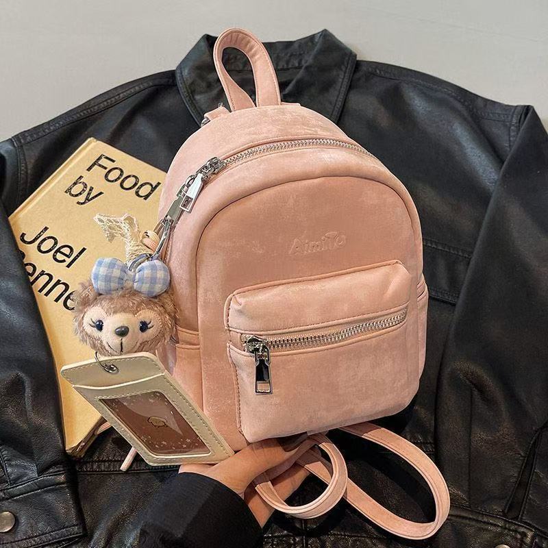 Aimi Tu women's backpack, minimalist design, solid color, stylish
