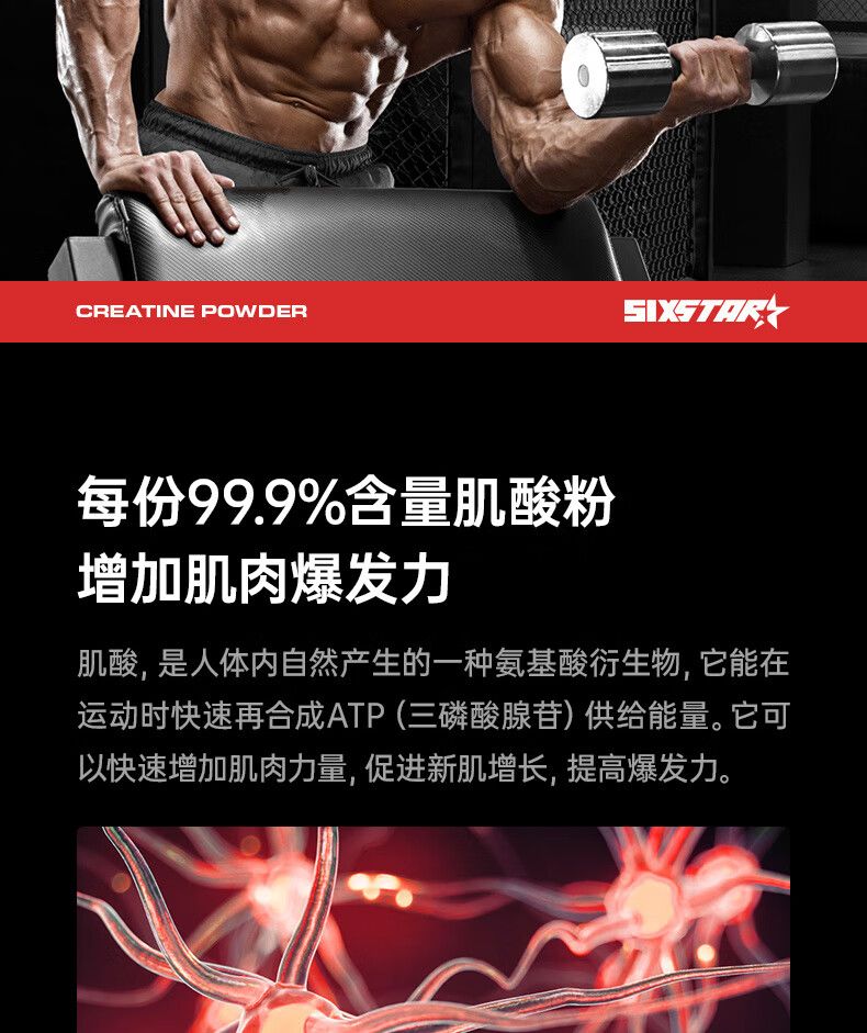 Sixstar Creatine Monohydrate with Zinc Magnesium