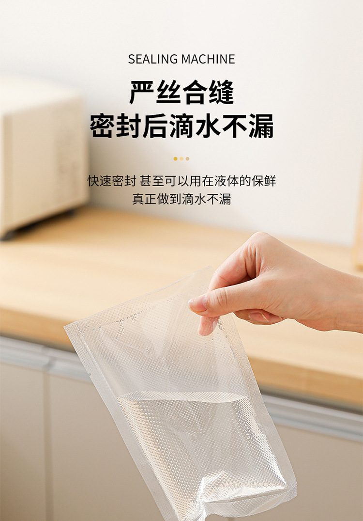 Mini heat sealer 6-level adjustable portable bag sealing machine