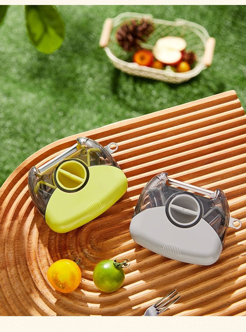 3-in-1 meyve soyma bıçağı mutfak aracı