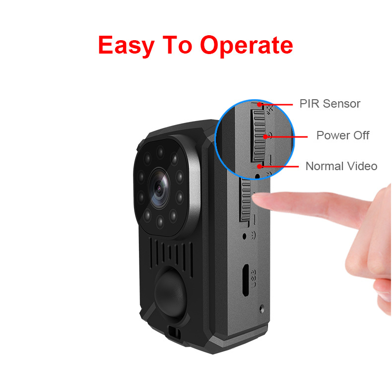 MD31 MD29 1080P camera with PIR sensor night vision