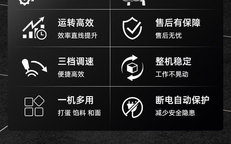 力丰B20搅拌机打蛋器商用和面机三多功能揉面粉馅料奶油鲜B30b15