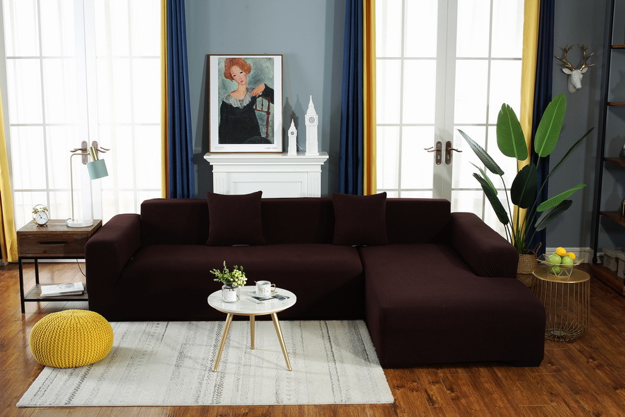 Corn Velvet Sofa Cover Thick Elastic Non-Slip