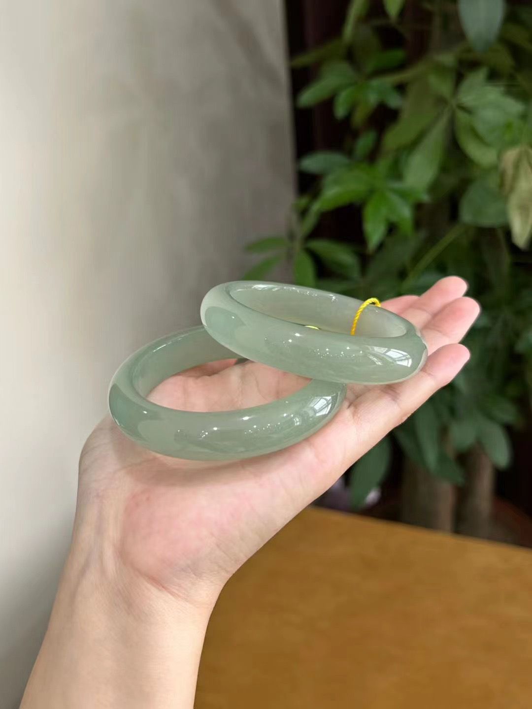 Dongling-Jade-Armband, Eiskristall-Typ transparent hochwertig Handgelenkschmuck