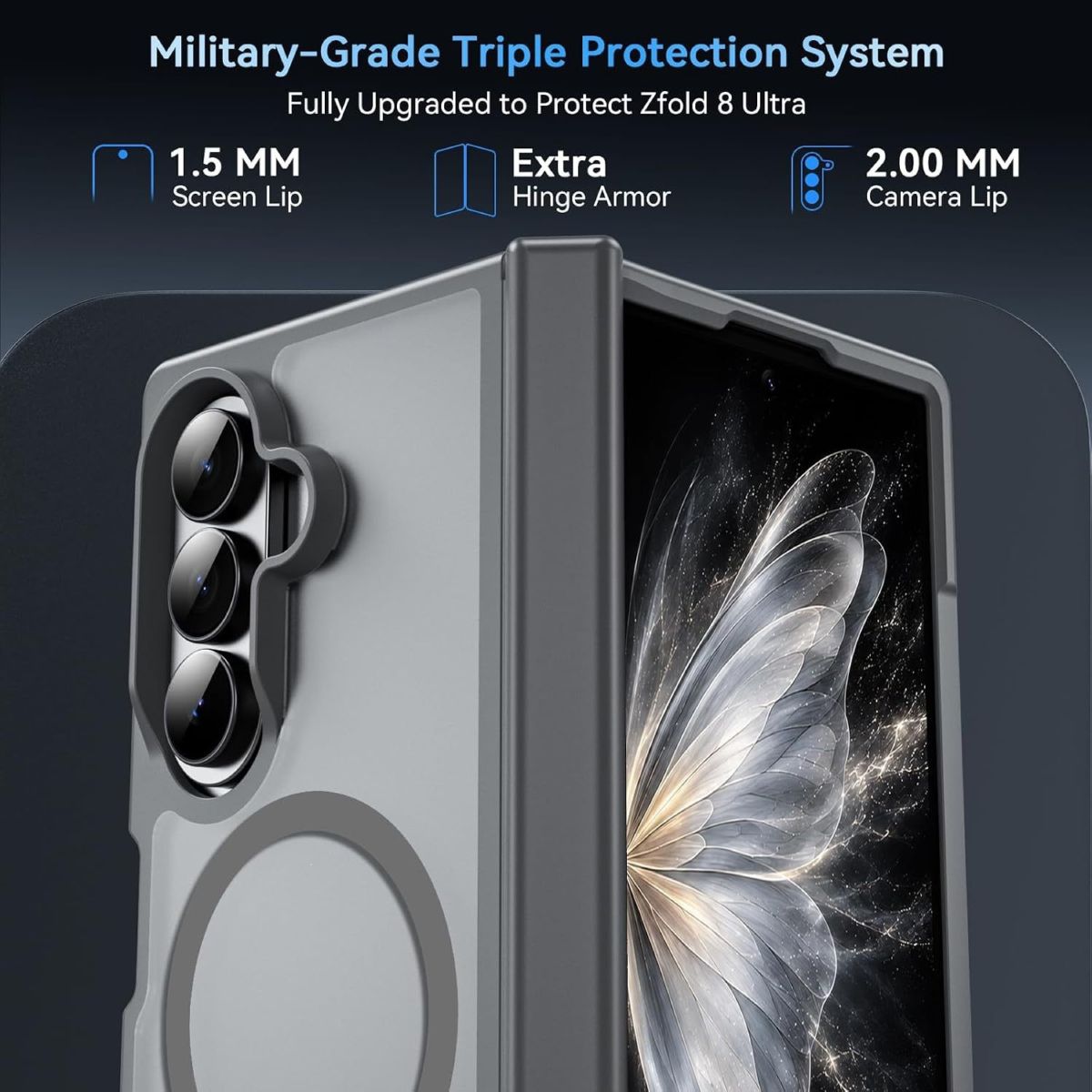 Samsung Galaxy ZFold8 Ultra foldable magnetic case