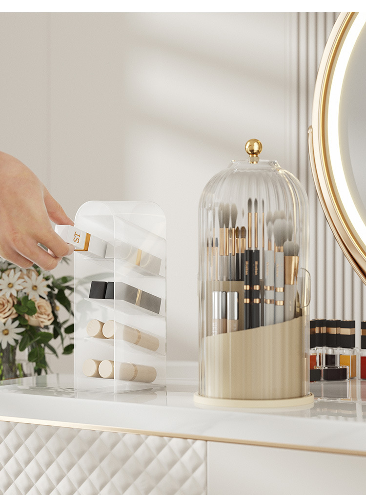 Kosmetik-Aufbewahrungsbox, Schminktisch-Organizer, mit Fächern