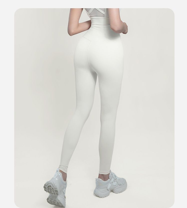 Yüksek bel yoga pantolon, kalçaları kaldırıcı fitness
