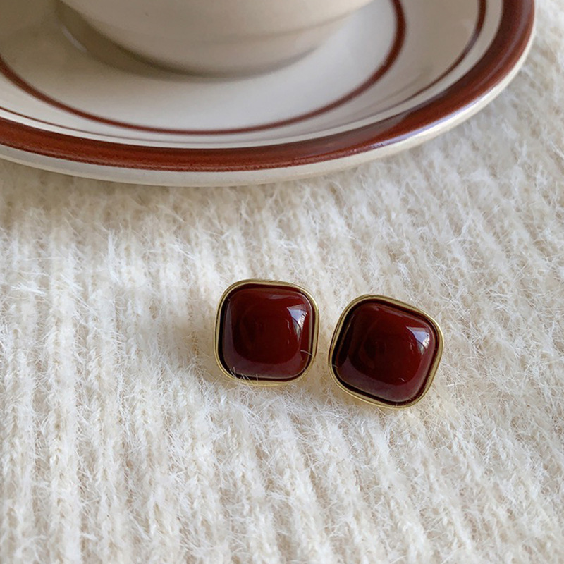 925 gümüş inci küpe, Fransız vintage tarzı