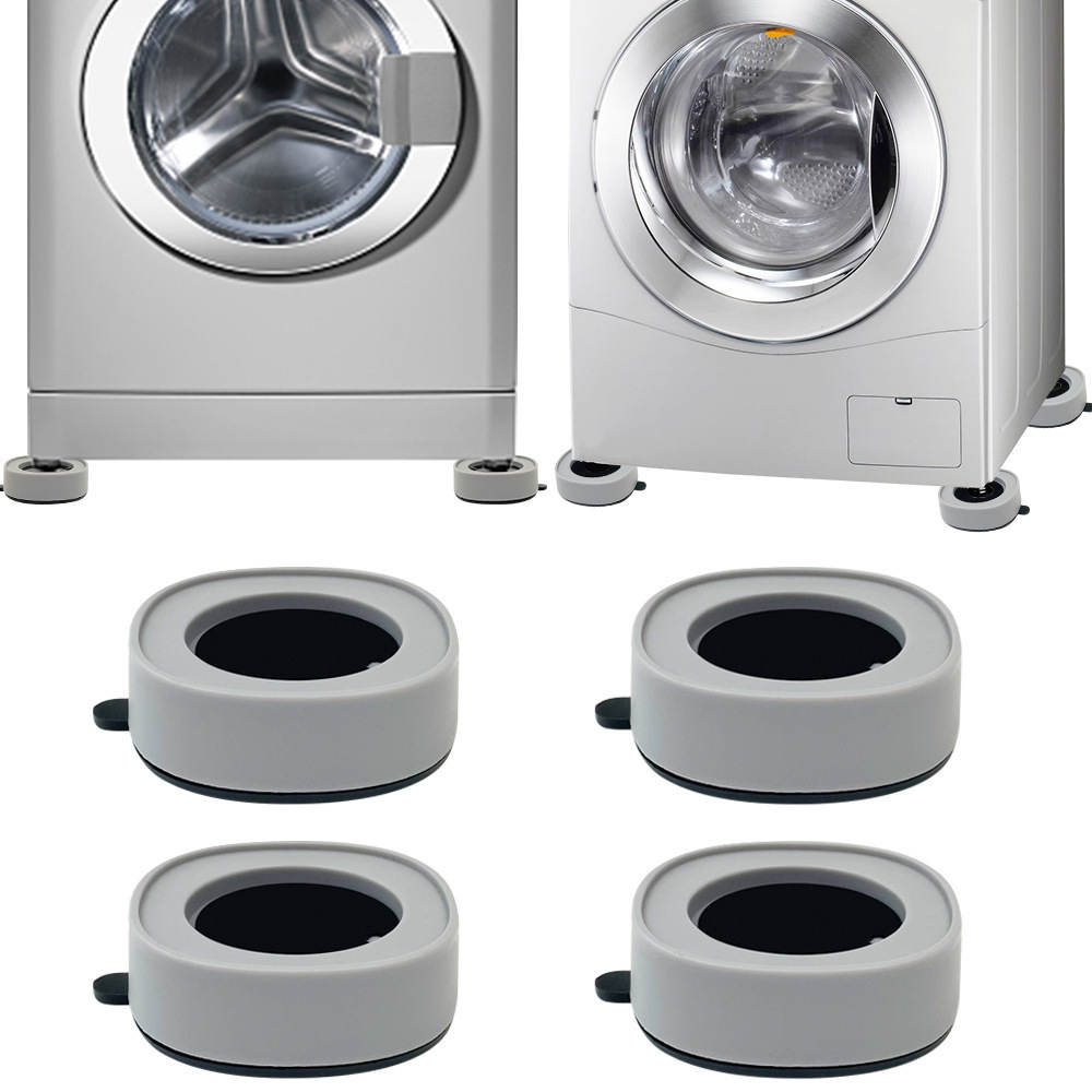Washing Machine Feet Pads, Shock Absorbing, Non-Slip, Height Adjustable