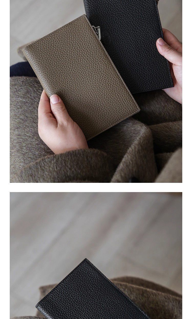 RFID koruma pasaport cüzdanı, minimalist tasarım