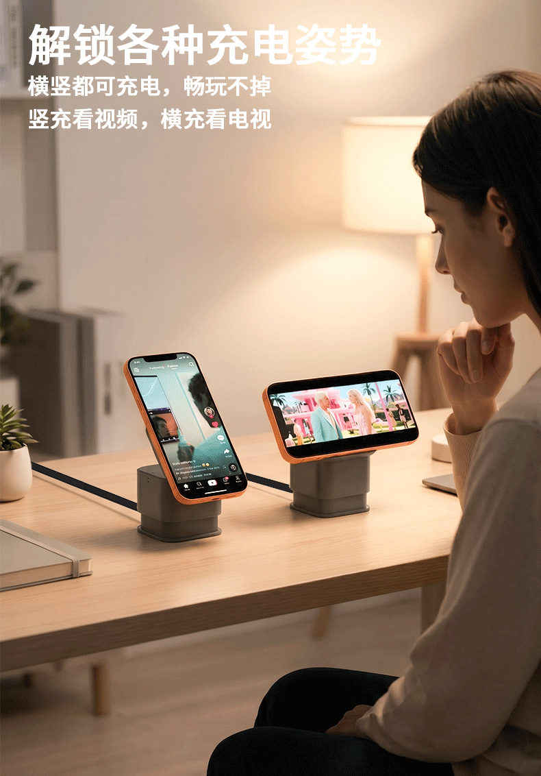 3-in-1 Wireless Charger 15W magnetisch für Smartphone, Uhr, Ohrhörer