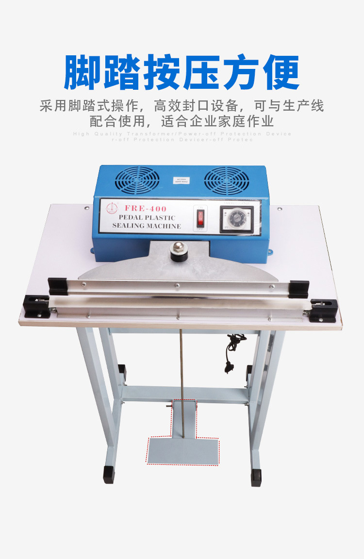 Ayakla çalışan yapıştırma makinesi shrink film kesme