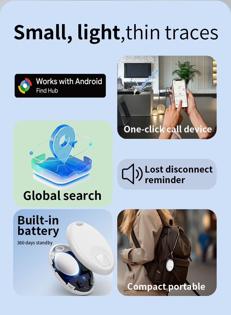 AirTag remote tracking device with global location finder