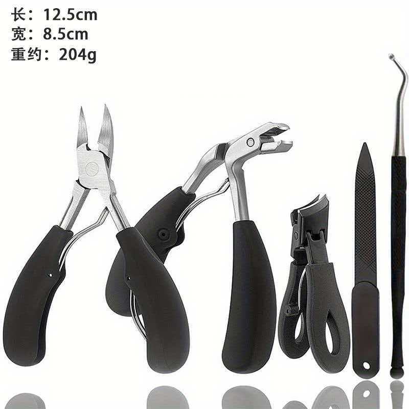 Adlerkopf-Nagelschere-Set, Edelstahl, großer Winkel