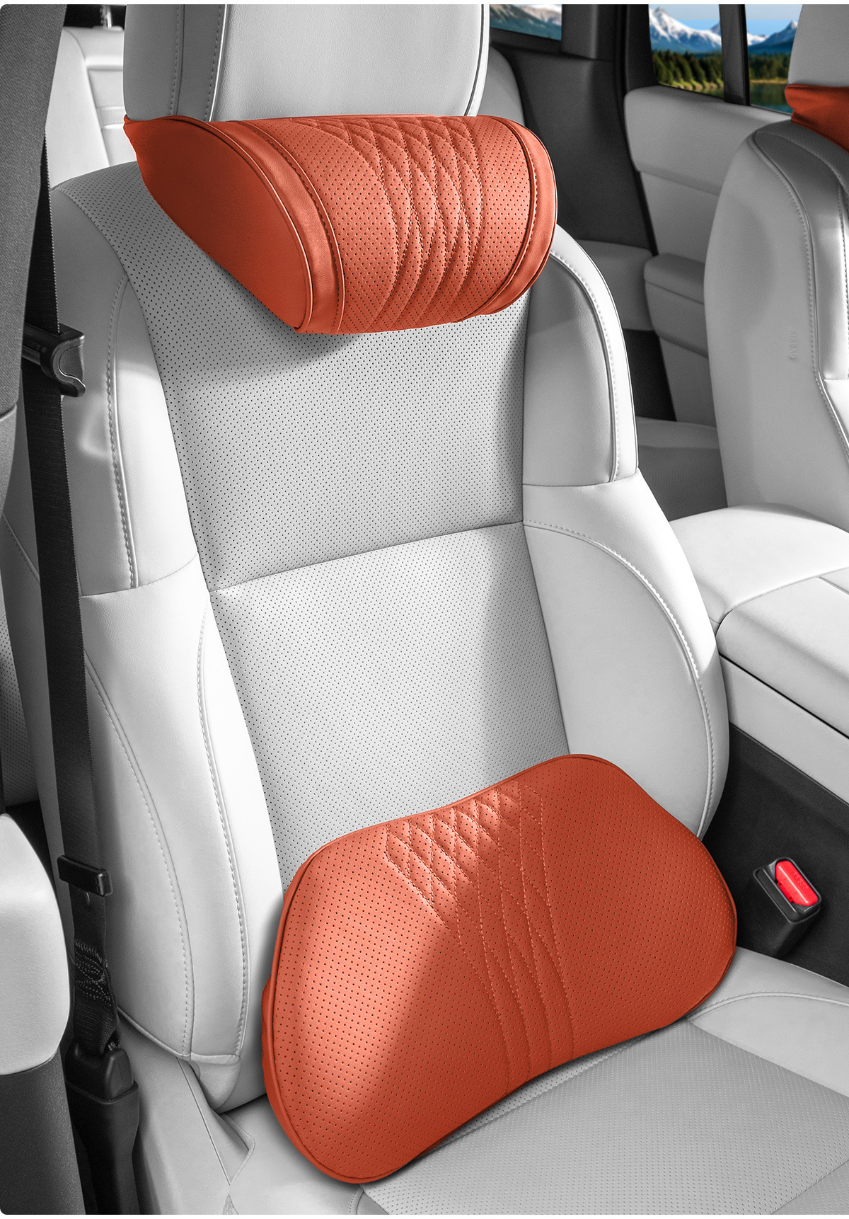 Car neck pillow, four seasons, cervical support, vehicle use