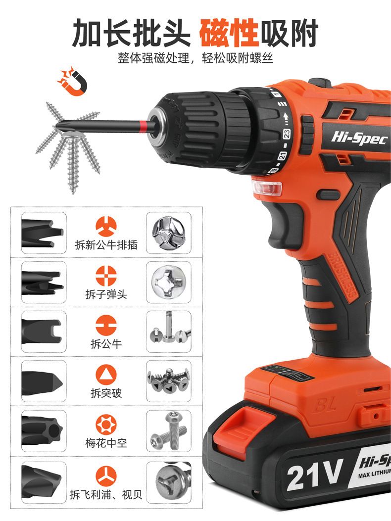 Ratchet screwdriver set with flat, Phillips and Torx bits