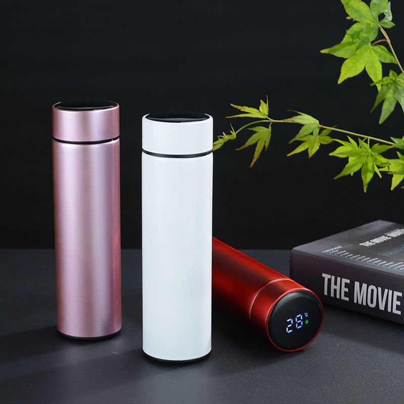 304 Stainless Steel Insulated Tumbler with Temperature Display for Tea