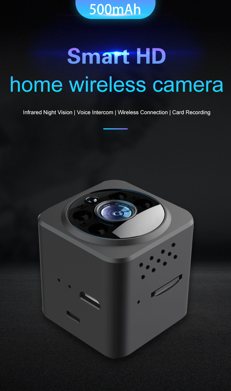 AS02 WiFi camera 1080P infrared night vision audio