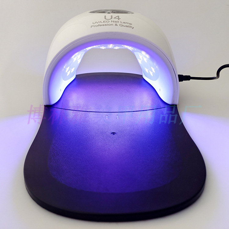 LED/UV nail curing lamp with slipper design, hands and feet