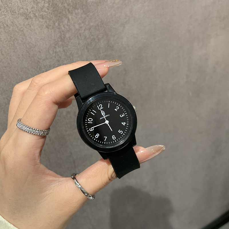 Dopamine quartz watch women silicone fresh style