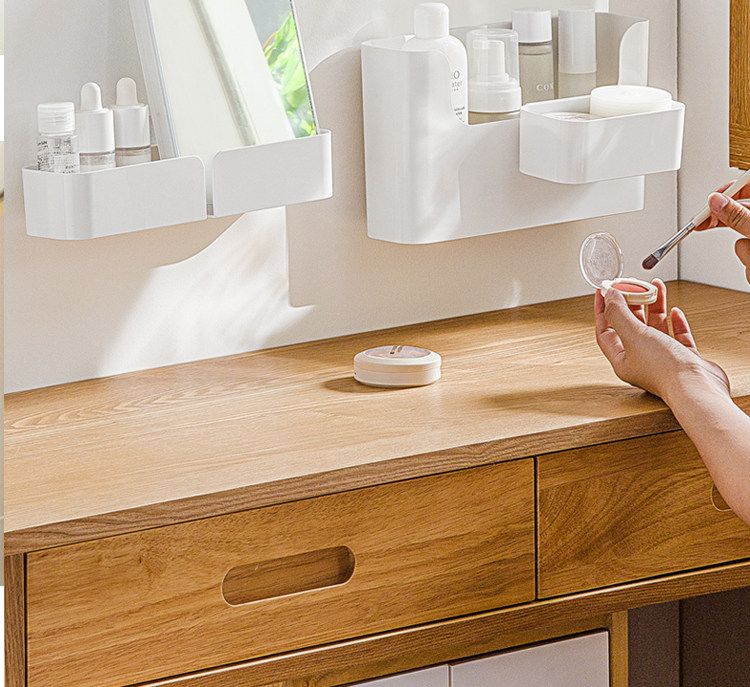 Kitchen cabinet door organizer, cling film holder, no-drill installation