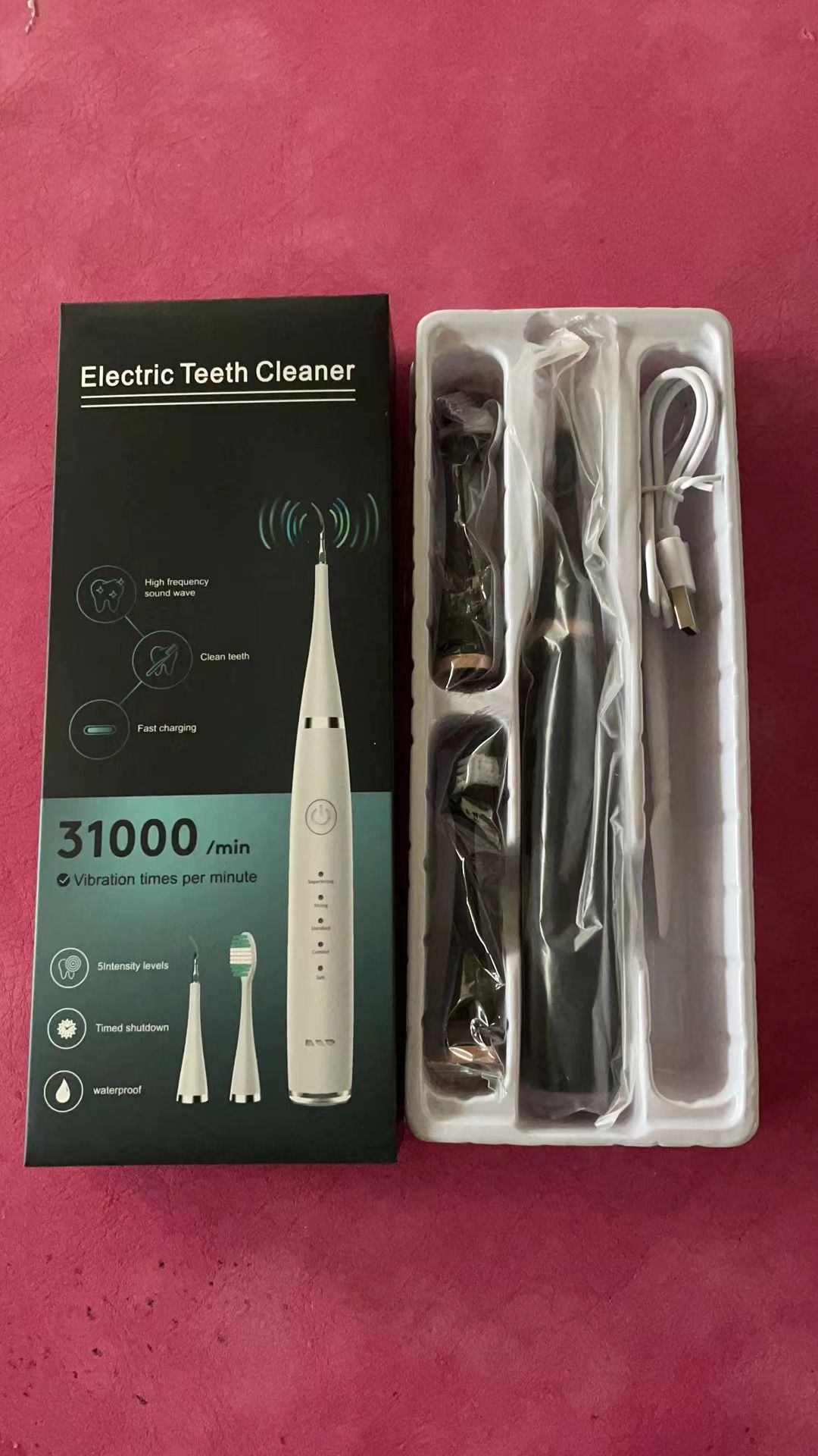 Electric tooth cleaner, multifunctional dental device