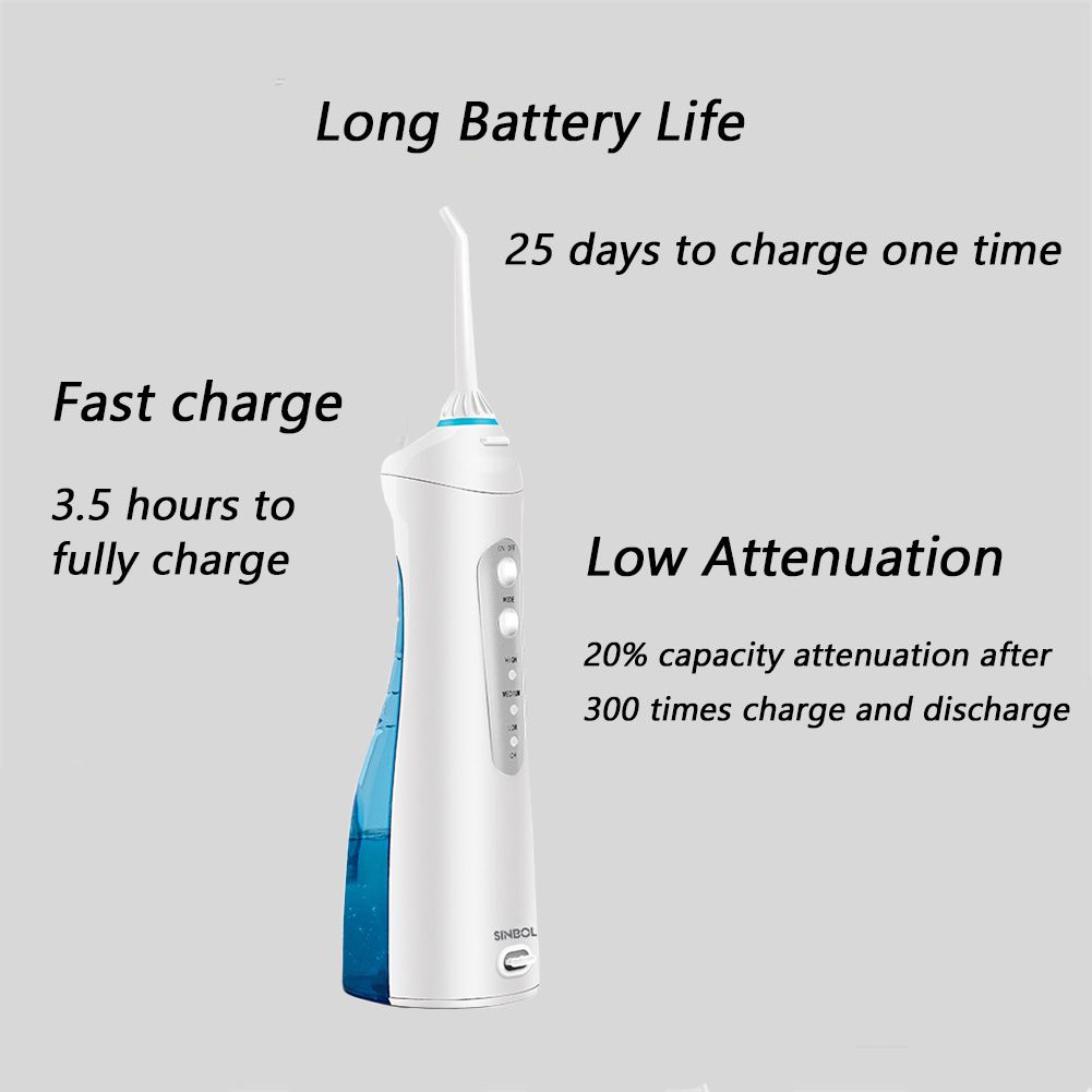 Elektrikli Oral Irrigatör, Yüksek Basınç, Taşınabilı