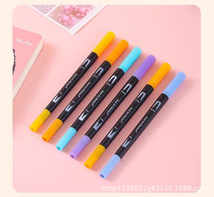 Doppelkopf-Marker waschbar Aquarellstift Kinder-Malset