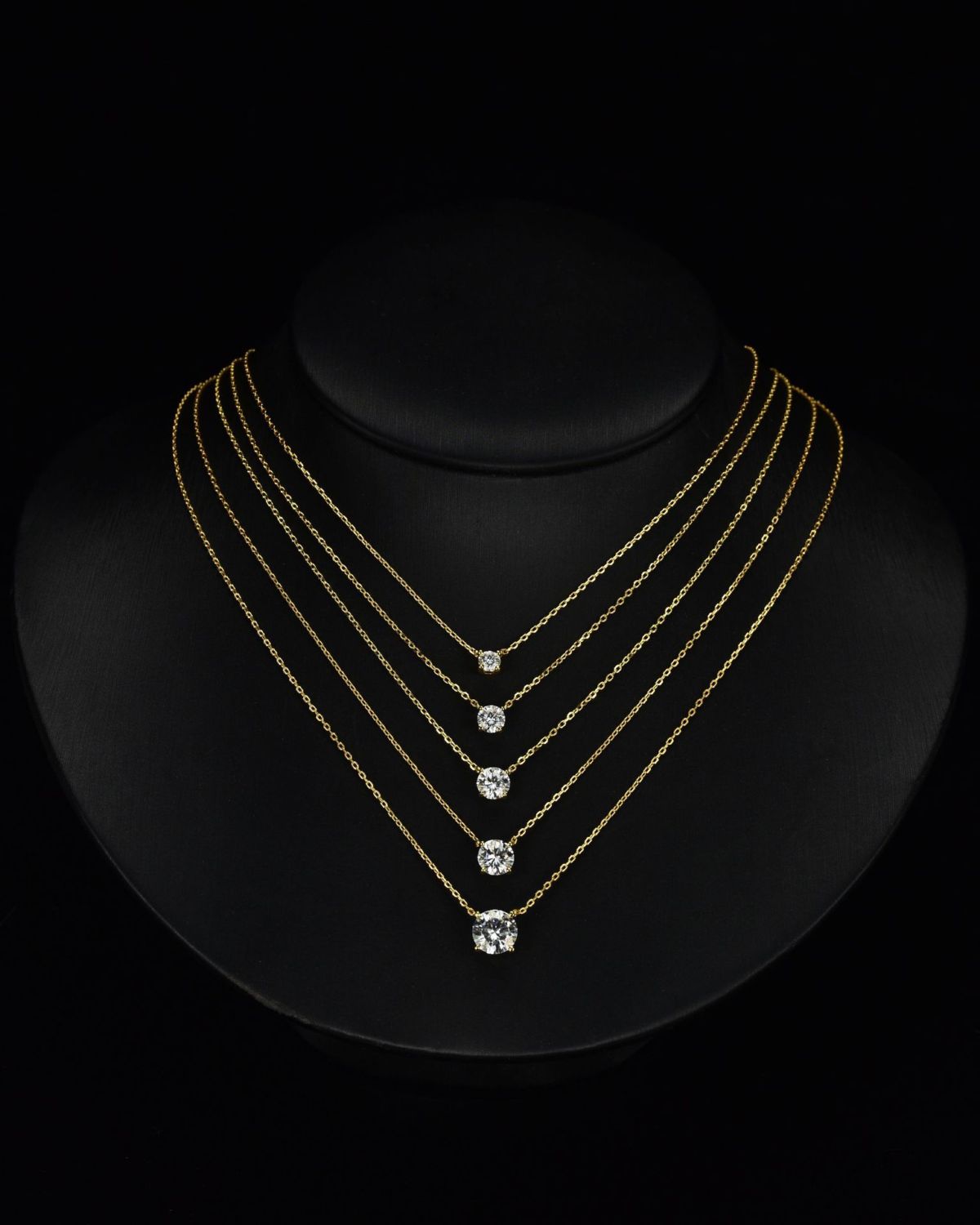 Moissanite elmas S925 gümüş demir zincir kolye