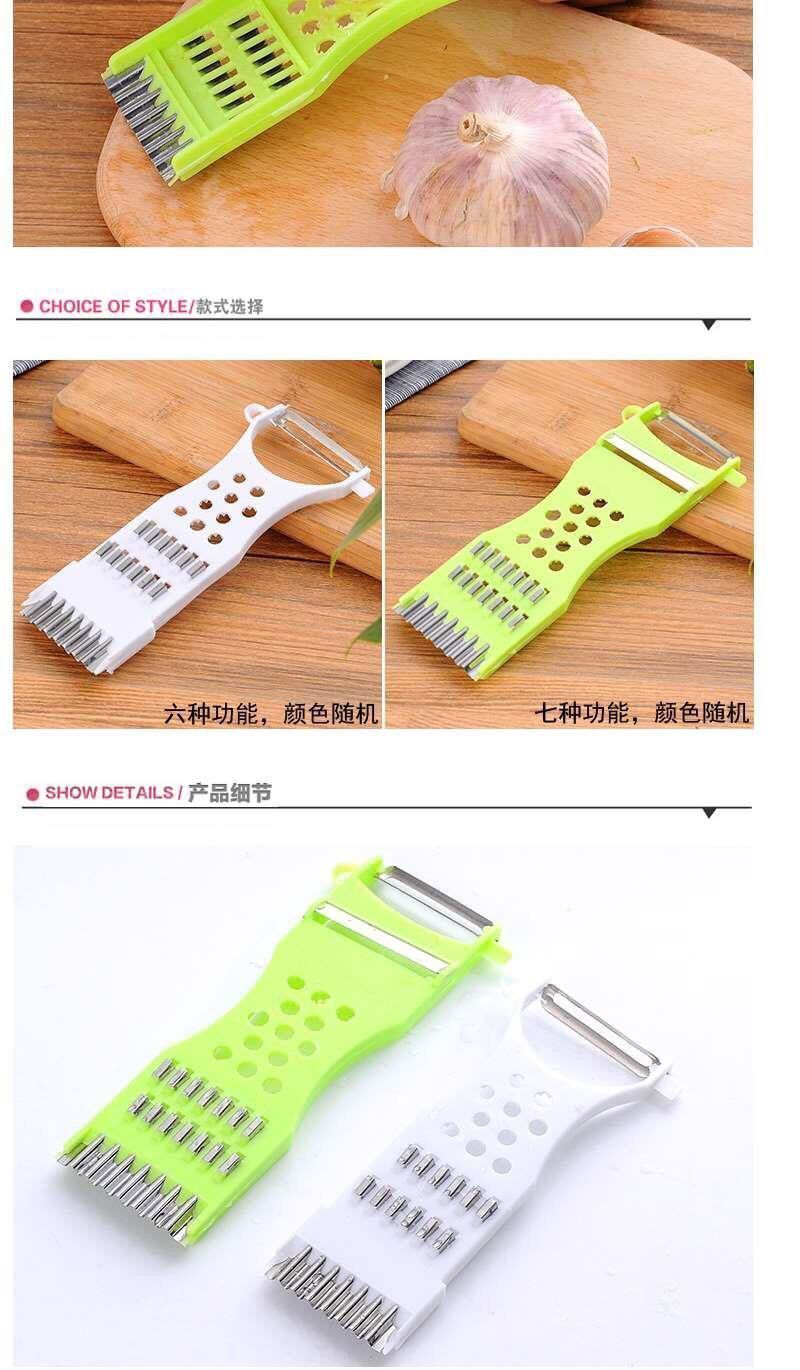 Multifunctional vegetable grater peeler shredder cutter