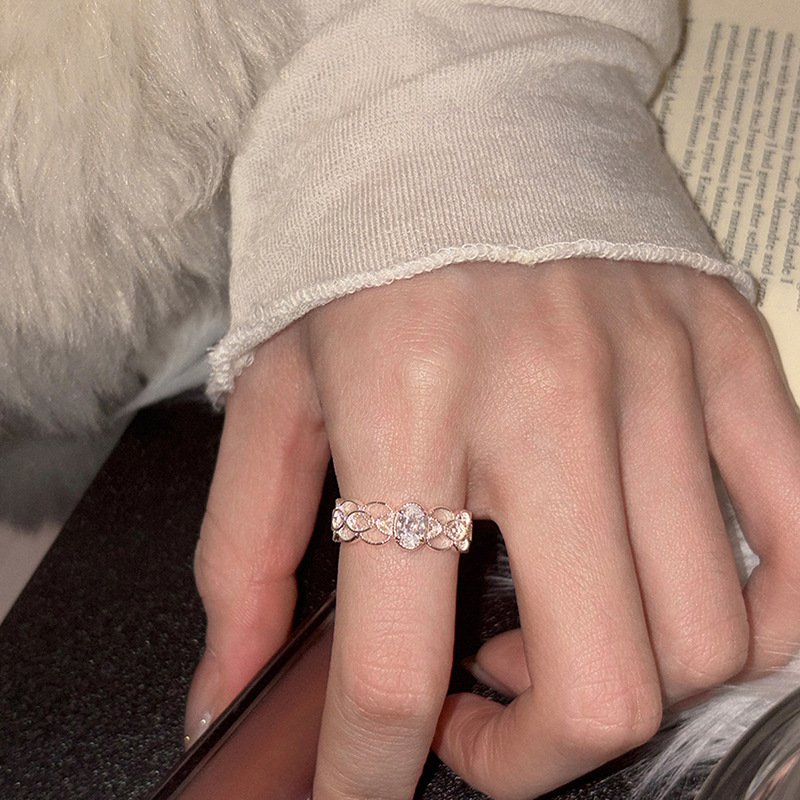 French lace ring women, vintage design
