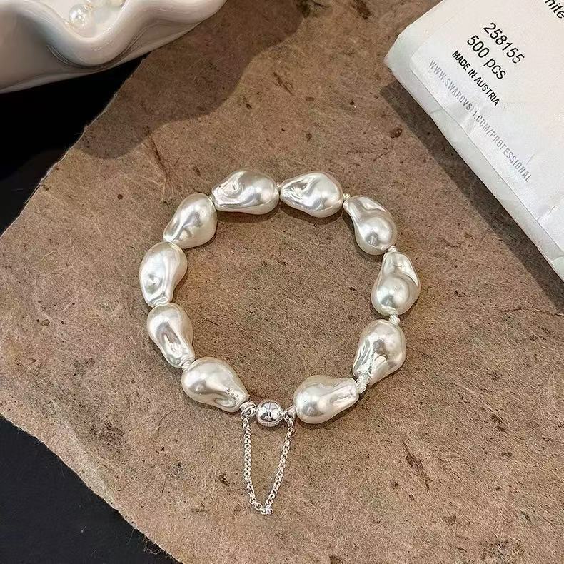 Barock-Perlen Magnetarmband