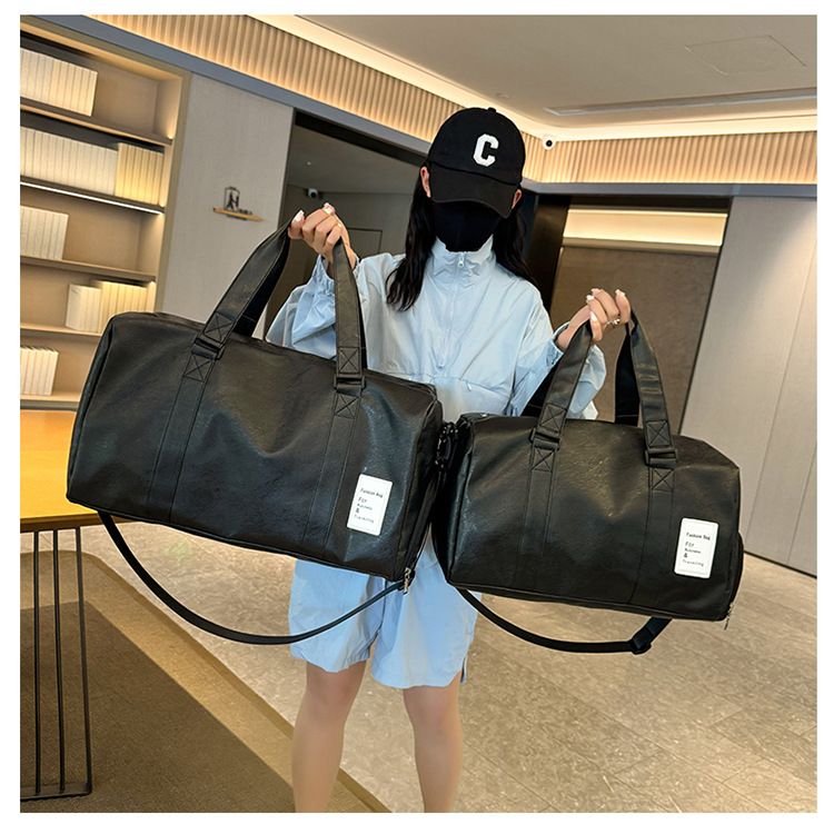 Travel bag and men's backpack with dress and shoe compartment